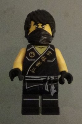LEGO Minifigure-Cole - Sleeveless with Scabbard (b15njo04nl)-Ninjago-NJO114A-Creative Brick Builders